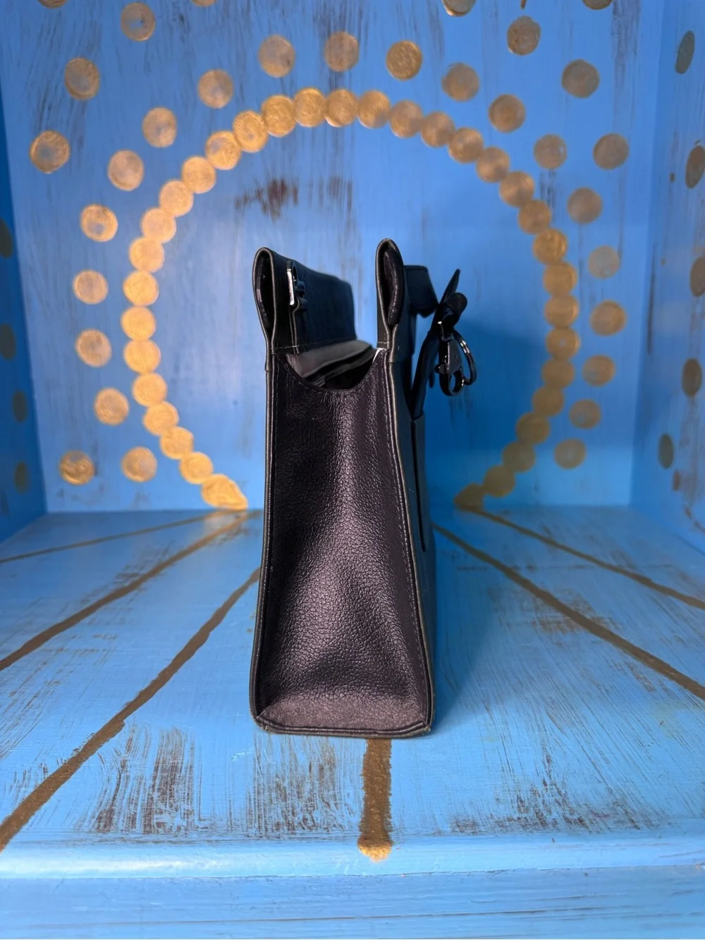Min&Mon Green Leather Purse with Embroidered Crocodile